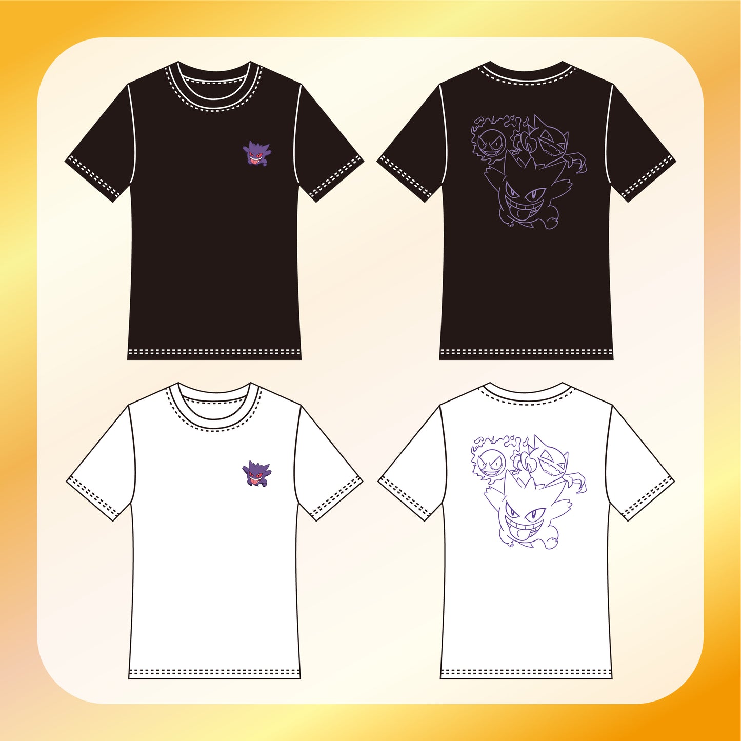 [訂製][POKEMON]  耿鬼 T-SHIRT 同人二創