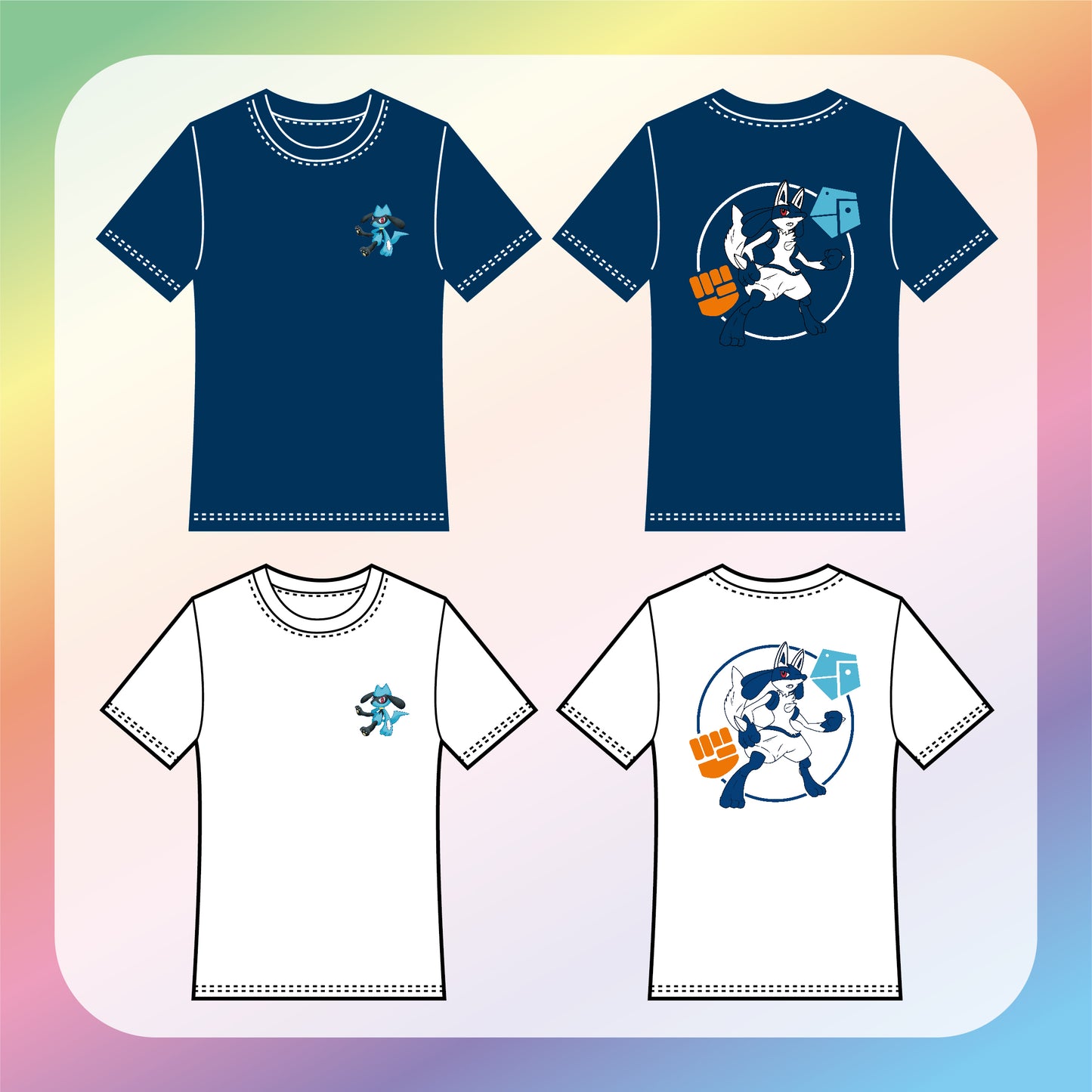 [POKEMON]  路卡利奧 T-SHIRT 同人二創